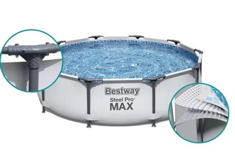 Bestway 56408 Steel Pro MAX Frame Prefabrik Aile Havuzu 305x76CM ...