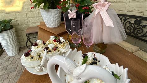 СВАДЕБНЫЕ ПИРОЖНЫЕ «ПАВЛОВА» - YouTube