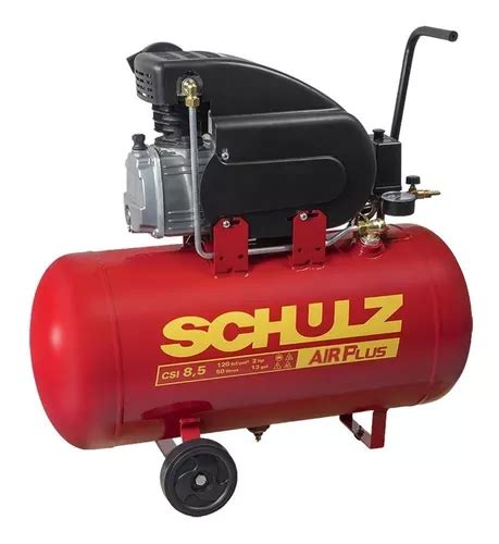 Compressor de ar elétrico portátil Schulz Pratic Air CSI 8 5 50