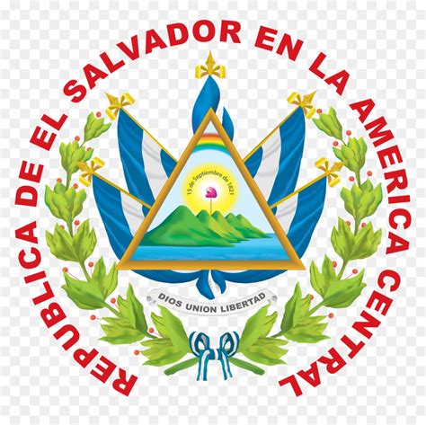 El Salvador Coat Of Arms, HD Png Download - vhv