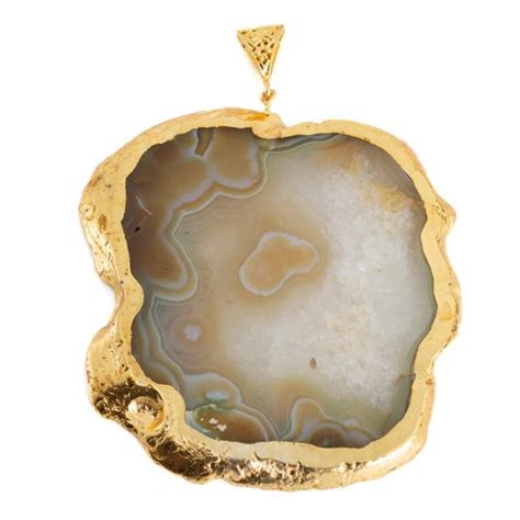 Agate Disc Pendant X Mm Zenvol Europe