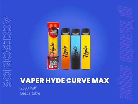 Vaper Hyde Curve Max 2500 Puffs Descartable Comprá En San Juan