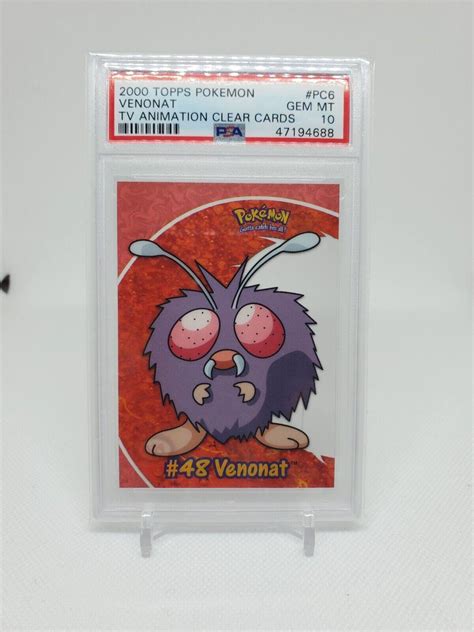 Venonat PC6 Prices Pokemon 2000 Topps TV Clear Pokemon Cards