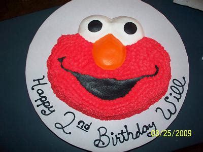 Elmo Face Cake