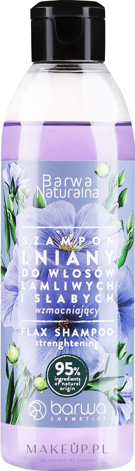 Barwa Naturalna Flax Shampoo With Vitamin Complex Lniany Szampon Z