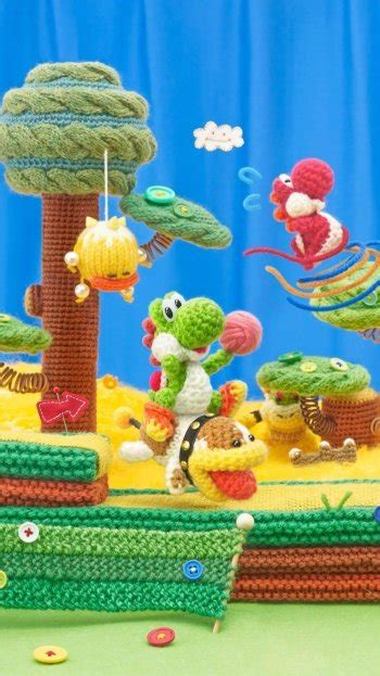 Yoshi S Woolly World Phone Wallpapers