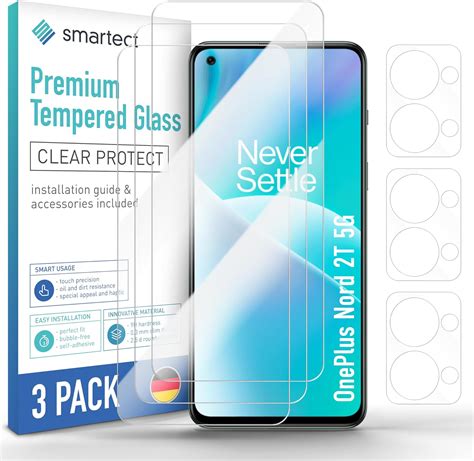 Smartect Cristal Templado Piezas Clear Para Oneplus Nord T G