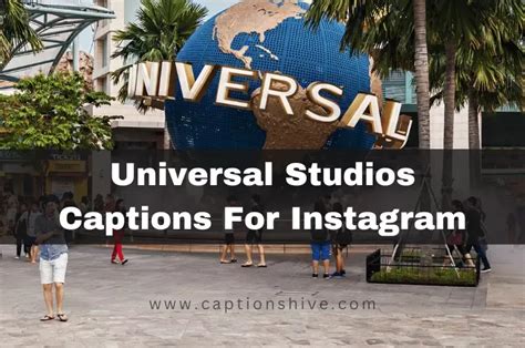 Best Universal Studios Captions For Instagram In