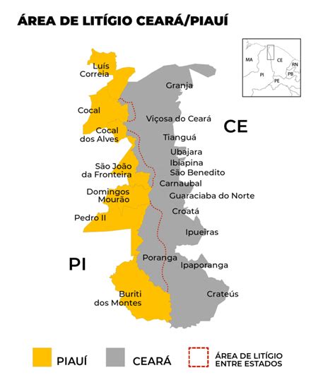 Disputa De Territ Rio Cear Pode Perder Cidades Para O Piau