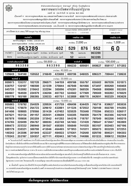 Thai lottery results 16 th October 2013 ~ Live:> Kerala Lottery Today ...