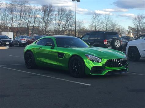 Chrome Green Mercedes Amg Gt S 6speedonline Porsche Forum And