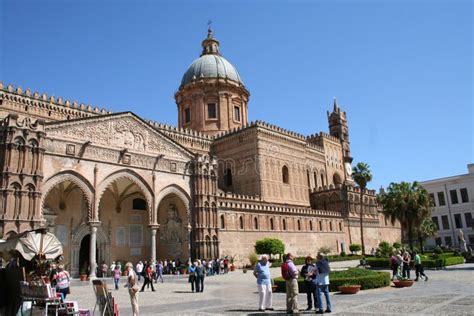 Palermo Cathedral editorial stock image. Image of architecture - 25261434