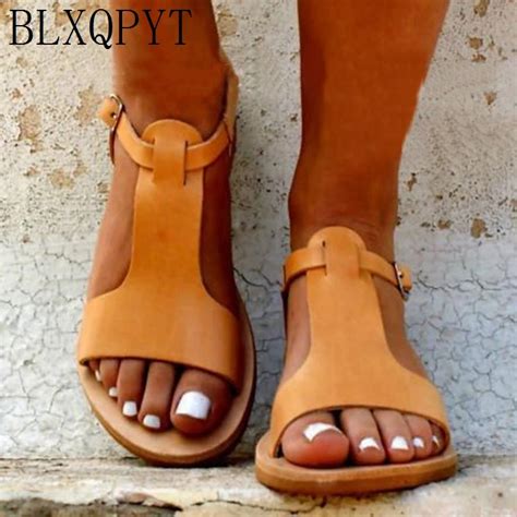 Blxqpyt Sandalias De Gladiador Para Mujer Zapatos Planos Con Punta