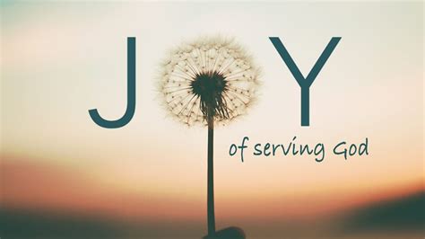 Joy Of Serving God Th October Youtube