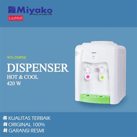 MIYAKO Dispenser Meja Hot Cool WD 290PHC Lazada Indonesia