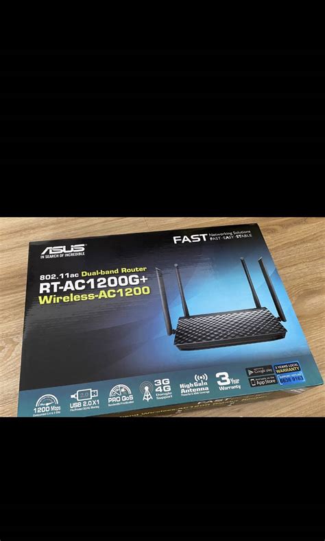 ASUS RT-AC1200G+, Computers & Tech, Parts & Accessories, Networking on ...