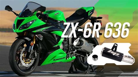 Kawasaki Zx 6r 636 Escapamento Esportivo Ponteira Esportiva Hp Pro