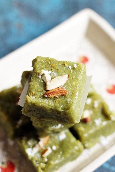 Badam Pista Burfi Recipe Cook Click N Devour