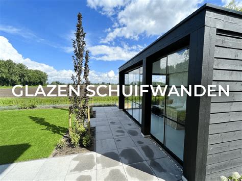 Glazen Schuifwand Zwartgroen Nl Meer Tuin Minder Onderhoud