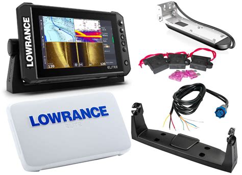 Lowrance Elite Fs 9 Gps Plotter Active Imaging 3 In 1 Transducer 000