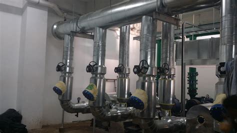 Piping Of A Water Cooled Chiller Installation