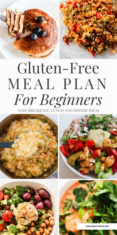 7-Day Gluten-Free Meal Plan For Beginners - Beauty Bites