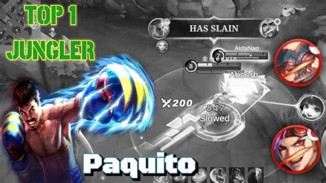 Build Insane Damage Paquito Best Build Paquito Mlbb Youtube