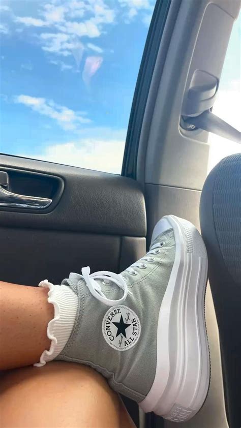 Sage Green Converse Shoe Inspiration Platform Chuck Taylors