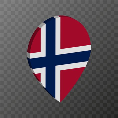 Map pointer with Norway flag. Vector illustration. 17050060 Vector Art ...