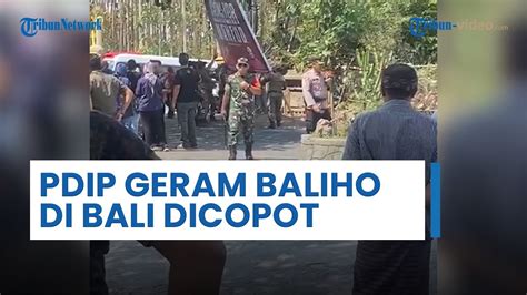 PDIP Geram Baliho Ganjar Mahfud Di Bali Dicopot Banteng Jangan