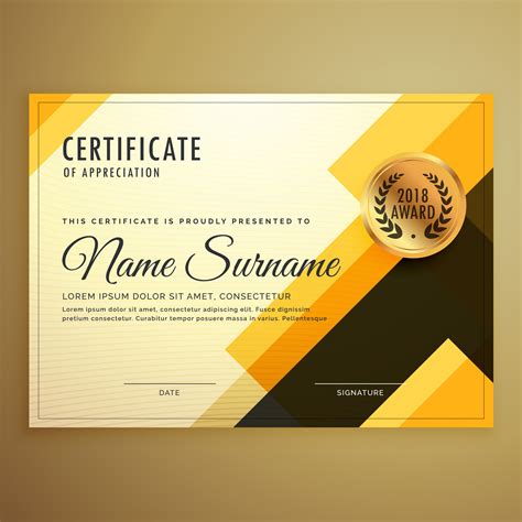 Certificate Design Template Collection