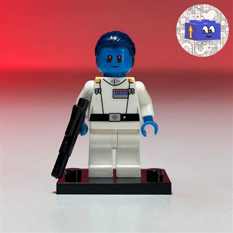 Grand Admiral Thrawn Minifigure Star Wars Rebels Ahsoka Tano Etsy