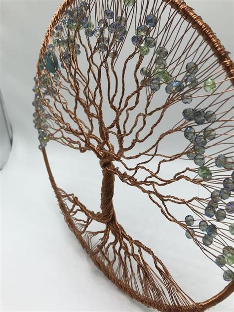 Inch Handmade Copper Wire Tree Of Life One Of A Kind