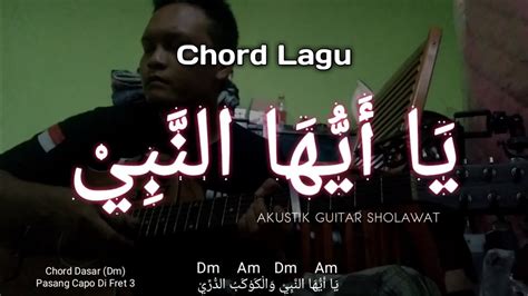 Ya Ayyuhannabi Chord Guitar Cover Lirik Youtube