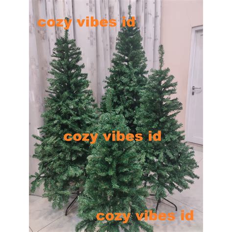 Jual Pohon Natal Cemara Christmas Tree Pvc Plastik Artificial Dekorasi