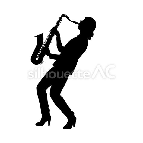 Saxophone 115103 - Free Download - silhouetteAC