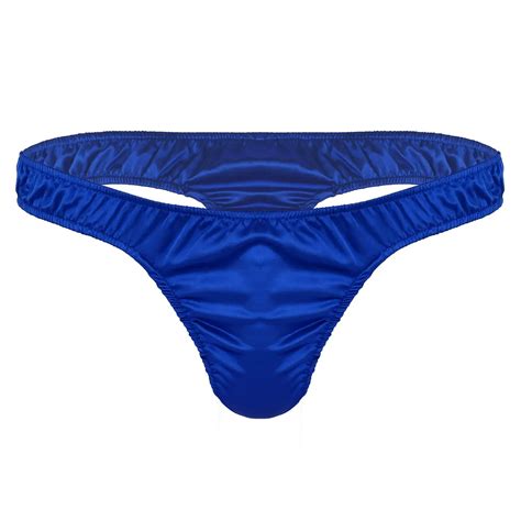 Sexy Mens Briefs Underwear Lingerie Soft Shiny Ruffled Low Rise High Cut Bikini Thong Bikini