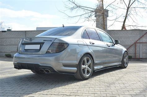 Rear Side Splitters Mercedes Benz C Sedan Estate Amg Line W S