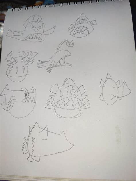 Alien Fish Concepts by Tmaneea on DeviantArt