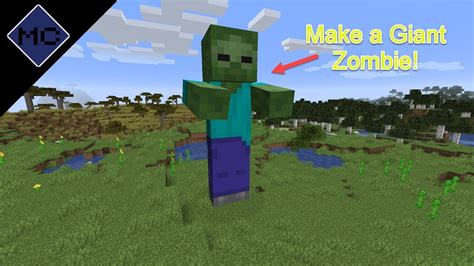 Summon A Giant Zombie In Minecraft Java Youtube