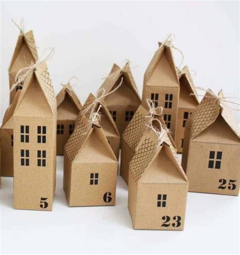 Make Your Own Diy Advent Calendar From Recycled Materials Petit Architect