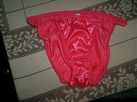 Vintage Joe Boxer Satin String Bikini Panties Shiny Slippery Second Skin Sz EBay