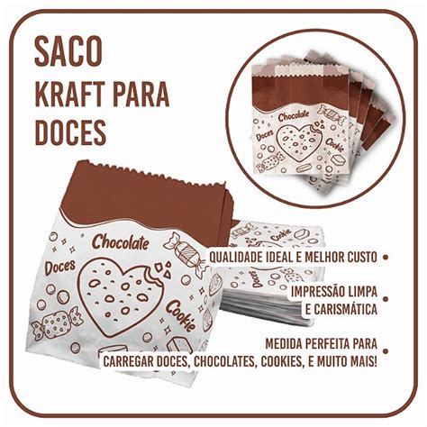 Saco Para Doces Cookies 500 Unidades Dalpack Embalagens