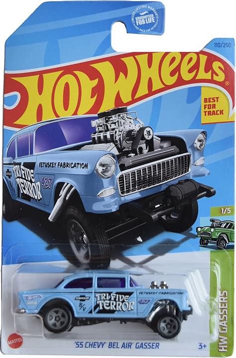 Amazon Hot Wheels Chevy Bel Air Gasser HW Gassers Blue Toys Games