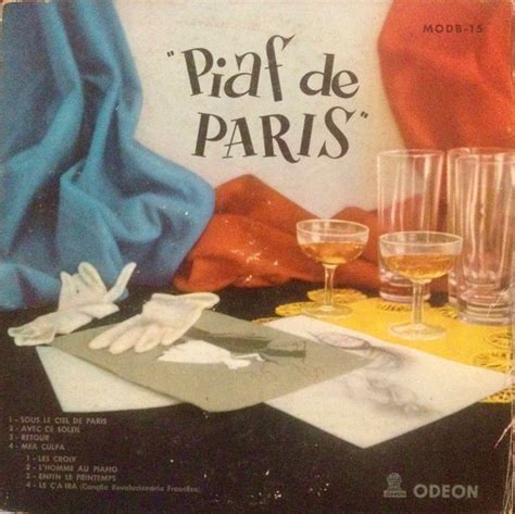 Edith Piaf Piaf De Paris Vinyl Discogs