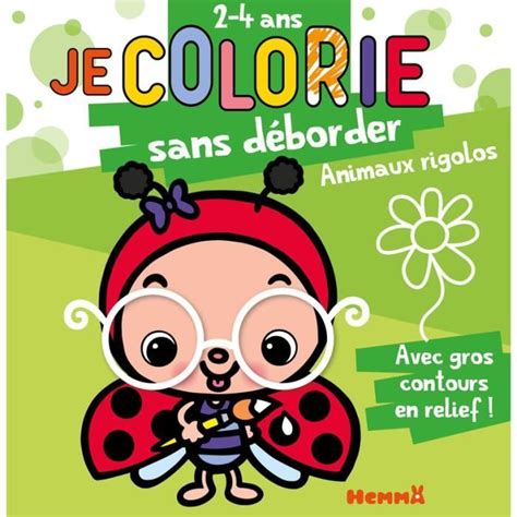 Hemma Je Colorie Sans Deborder Animaux Rigolos Bloc De Coloriage