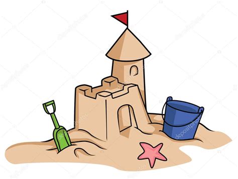 Sand Castle — Stock Vector © Funwayillustration 54804715