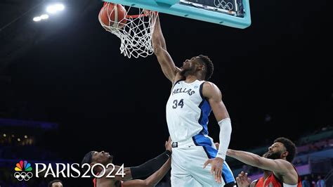 Watch Giannis Antetokounmpos Best Highlights Against Canada Paris Olympics Nbc Sports Youtube