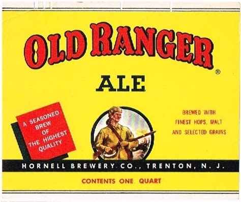 Item Old Ranger Ale Label