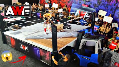 Luke Cage VS Adam Cole WWE ACTION FIGURES MATCH AWF THE FIRST